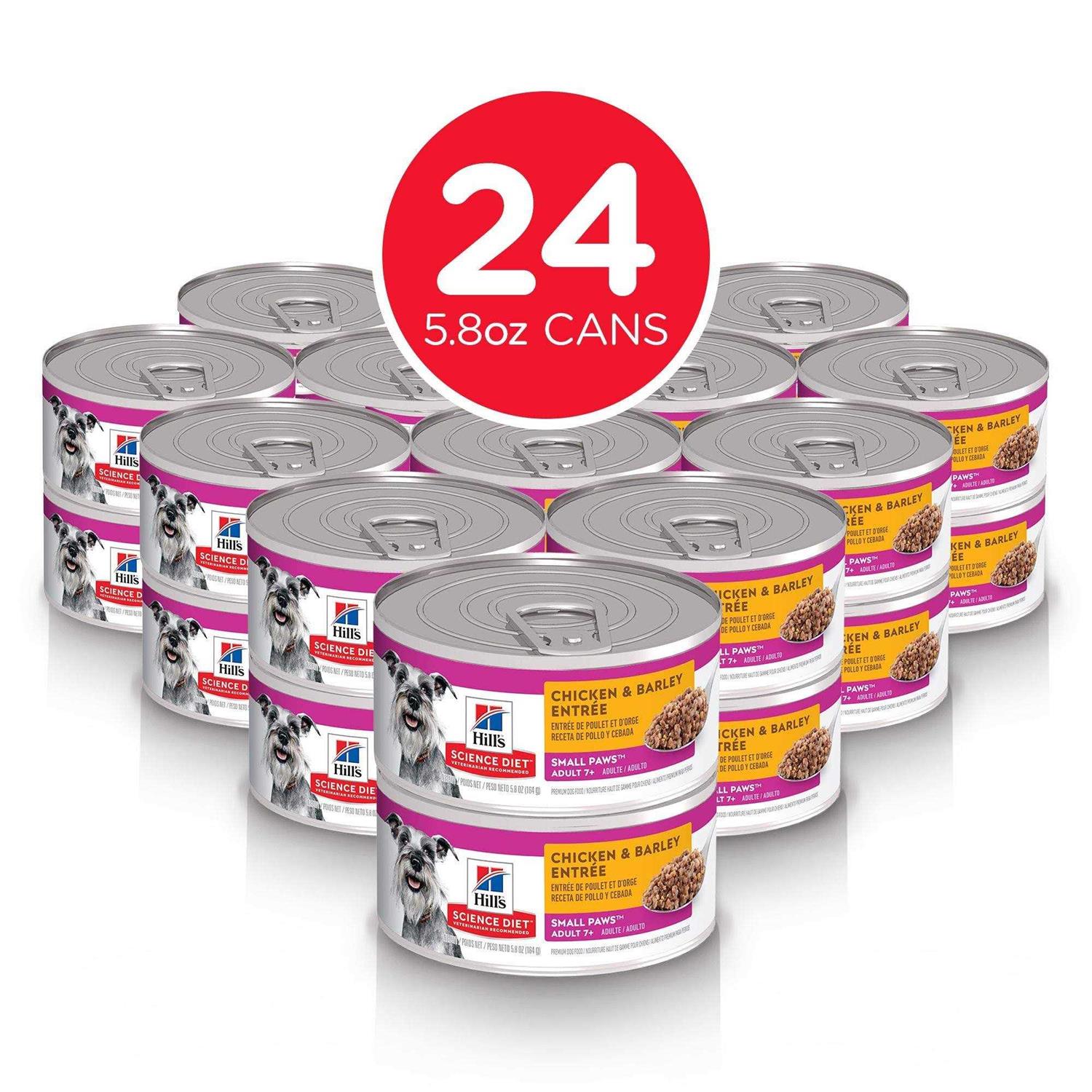 Hill's Science Diet Adult 7+ Small Paws Chicken & Barley Entree Dog Food - Image 3
