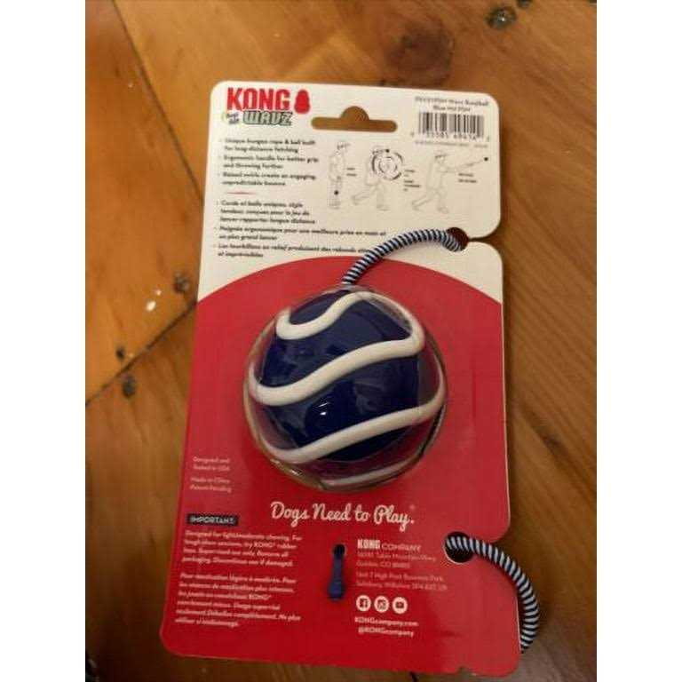 KONG Wavz Bunji Ball Dog Toy Large - Image 4