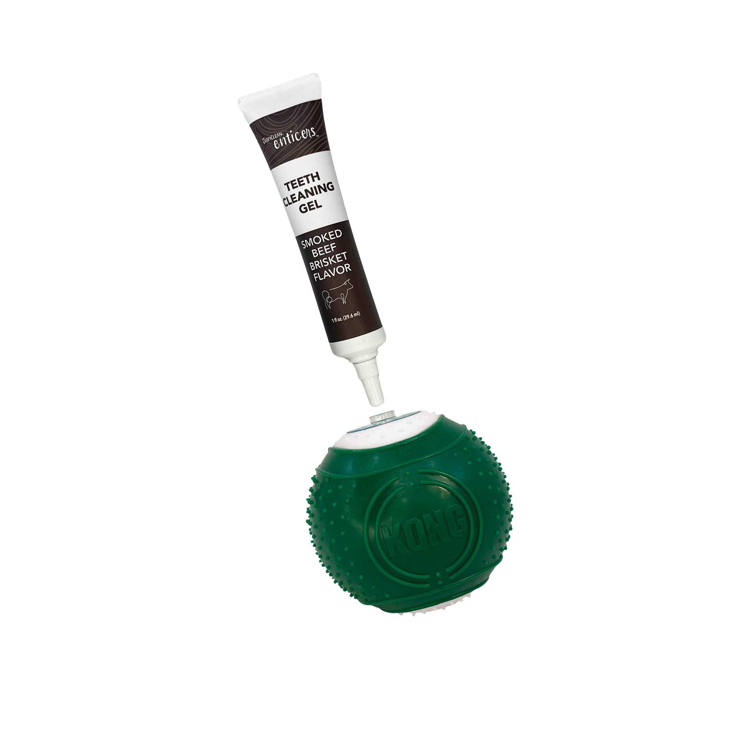 Kong Dental Ball & Teeth Cleaning Gel Dog Toy - Image 4