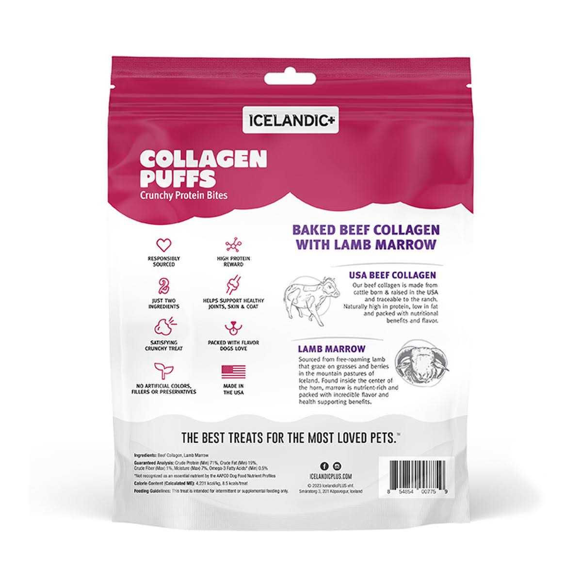 Icelandic+ Beef Collagen Puffs Treats - Image 3