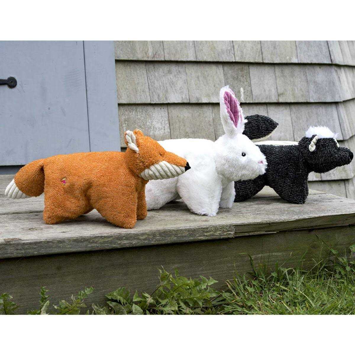 HuggleHounds Squooshie Fox Plush Dog Toy - Image 2
