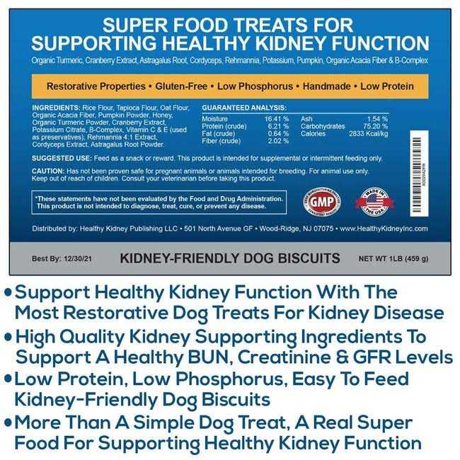 Kidney Restore Bacon Dog Treats Low Protein Dog Treats for Kidney Support for Dogs. Renal Treats for Any Kidney Dog Diet - Image 2