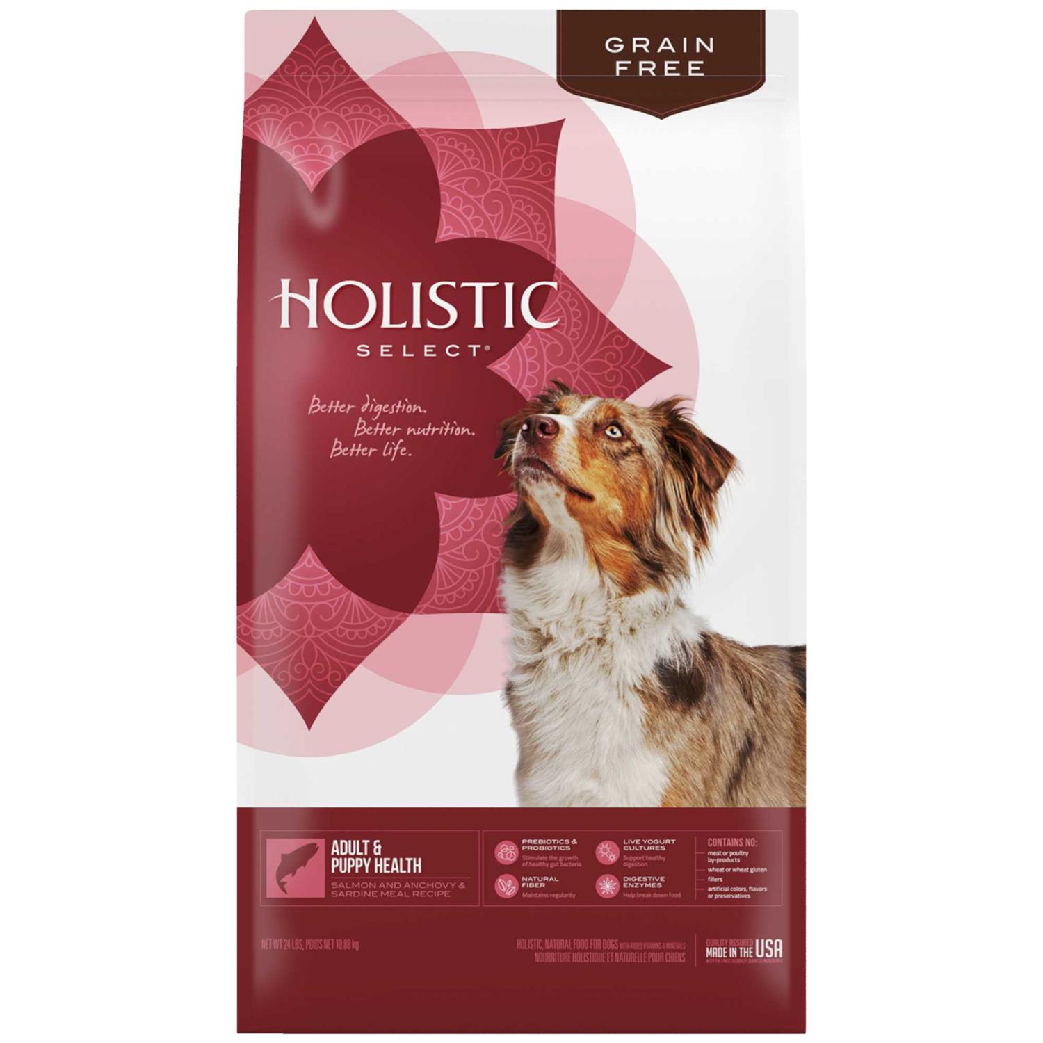 Holistic Select Puppy Salmon, Anchovy & Sardine Dog Food, 26-lb bag