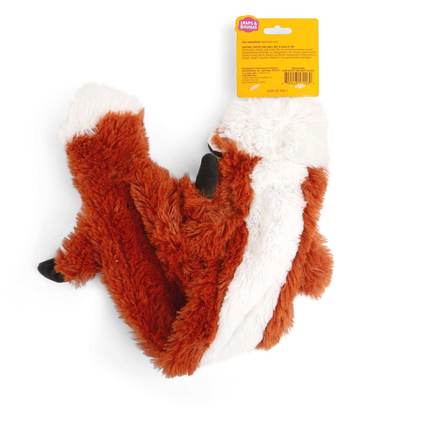 Leaps & Bounds Wildlife Fox Dog Toy - Image 4