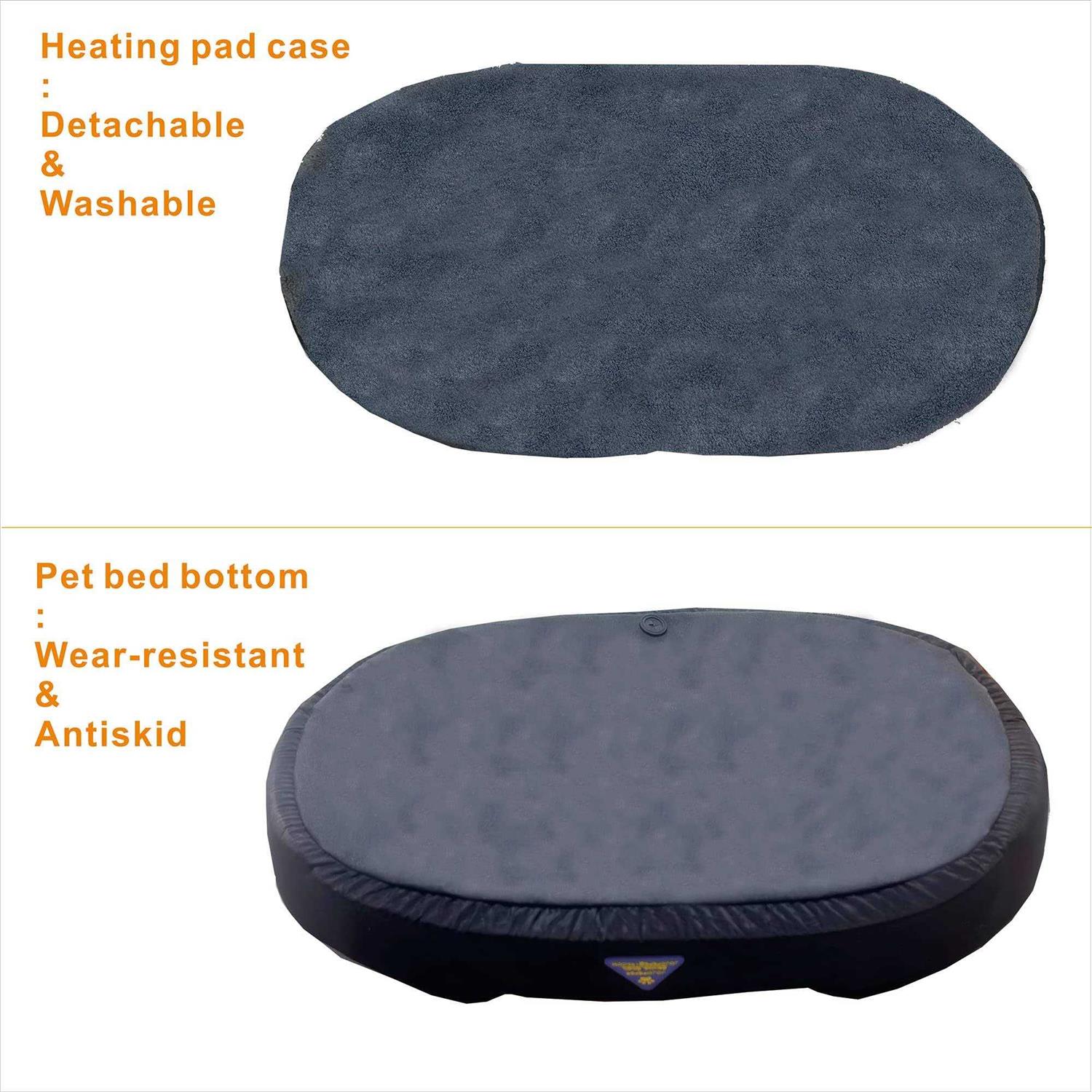 jojopepe washable dog bed heated cat bed for medium Small pets with warming temperature - Image 3