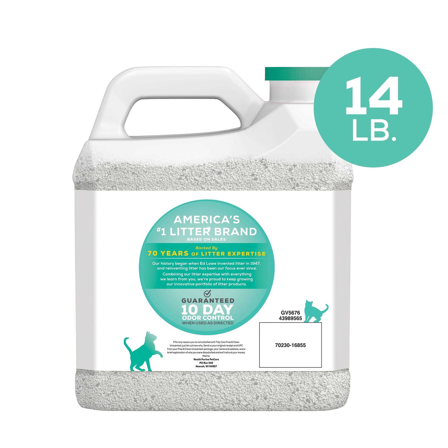 Tidy Cats Free & Clean Unscented Multi-Cat Clumping Litter - Image 4