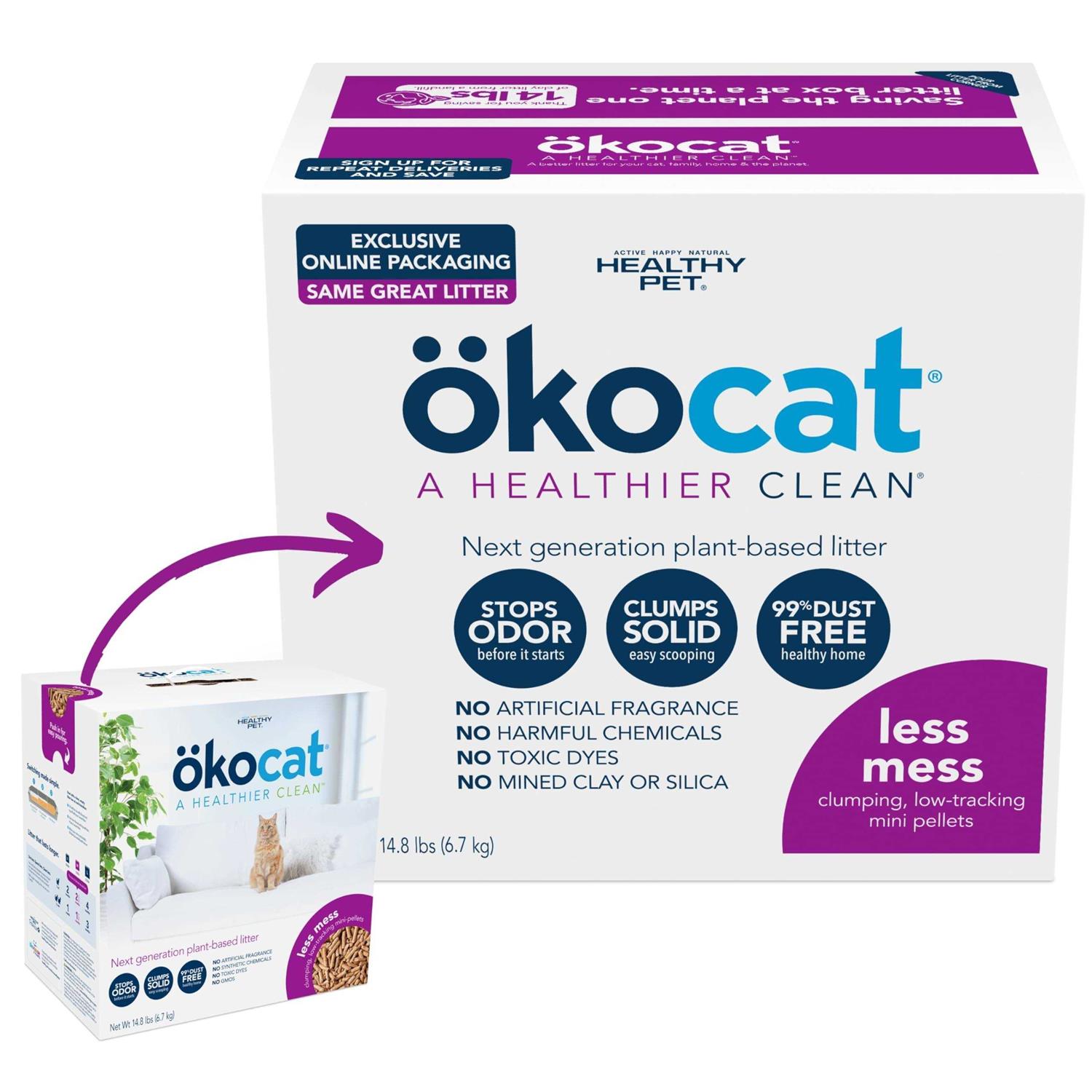 Okocat Natural Wood Cat Litter