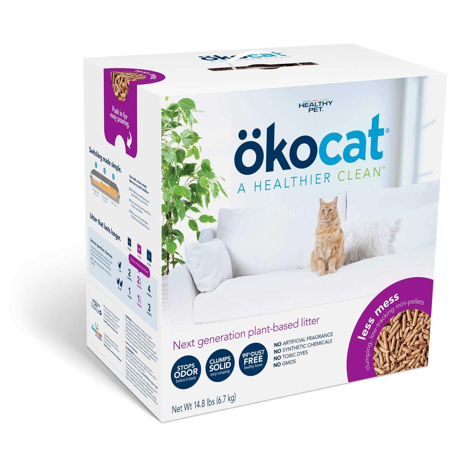 Okocat Natural Wood Cat Litter - Image 3