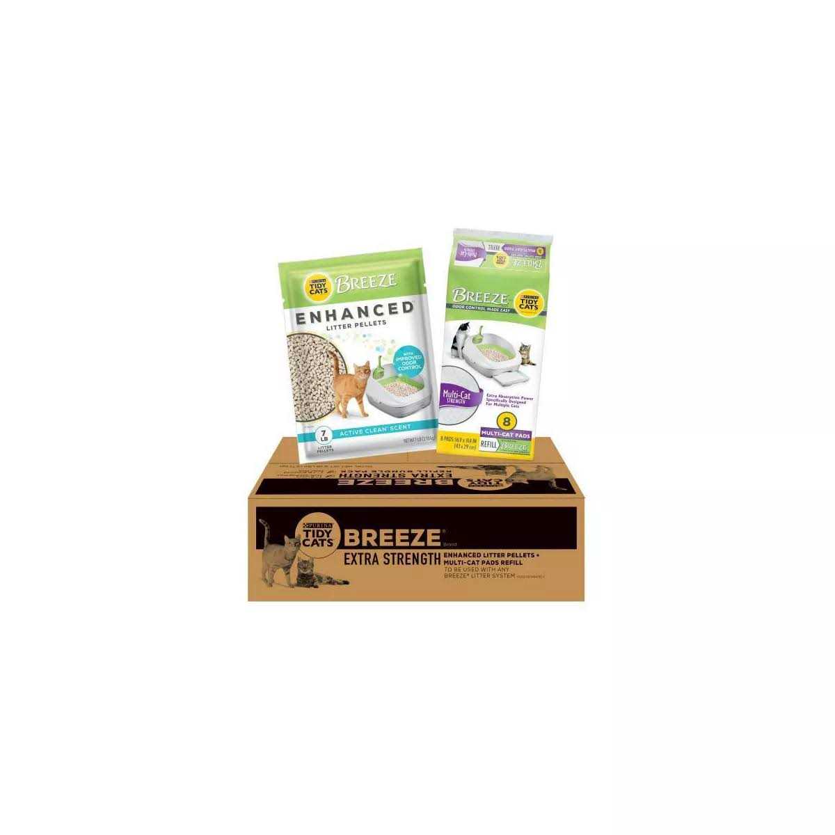 Tidy Cats Breeze Extra Strength Cat Litter Bundle Pack - Image 4