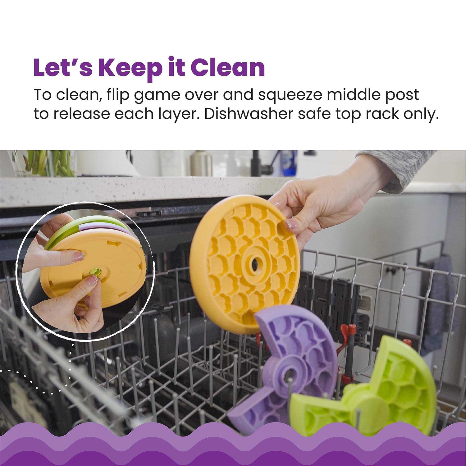 Catstages Kitty Lickin' Layers Multilayered Fun Puzzle Cat Feeder - Image 3