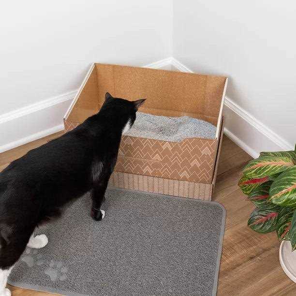 Kitty Poo Club Recyclable Cat Litter Box with Clay Litter - Image 3