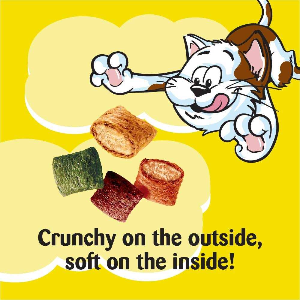 Temptations MixUps Purricorn Chicken Dairy & Shrimp Flavors Crunchy & Soft Cat Treats - Image 5